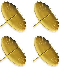 Adventskranz Adventskerzenhalter 4 Stück Ø 75 mm 10715 | Gold