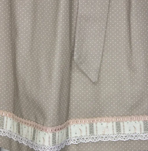 Bergweiss Trachten Kinder Dirndl Dorisa - Creme / Taupe / Rosa