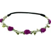 Blumen Haarband "Bella" mit kleinen Rosen | Lila