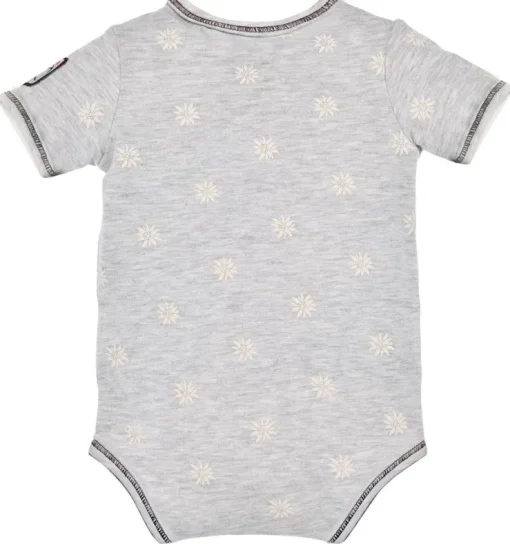 BONDI Baby Body Unterziehbody "Spitzbub" 91378 | Grau