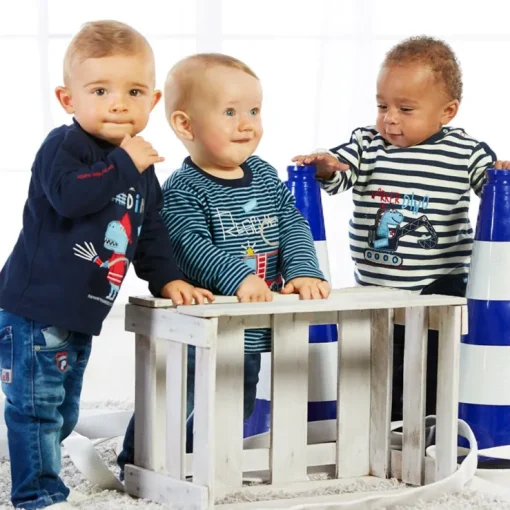 BONDI Baby Jungen Kunstlederhose - lang gefüttert 91586 | Braun