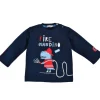 BONDI Baby Kinder Langarmshirt "Fire Dino" 91431 | Navy