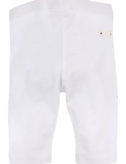 BONDI Baby Mädchen Capri Hose Leggings "Blümchen" 86767 | Weiß