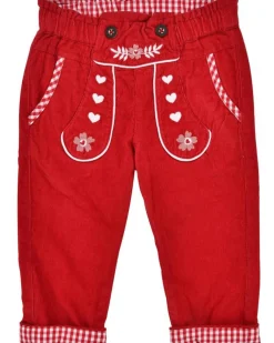 BONDI Baby Mädchen Cordhose 86934 | Rot