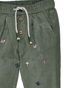 BONDI Baby Mädchen Cordhose "Be natur" 86961 | Kiwi