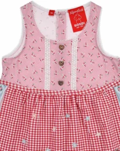 BONDI Baby Mädchen Dirndl "Blumenallover" 86925 | Rose