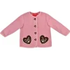 BONDI Baby Mädchen Fleecejacke "Freches Madl" 86851 | Old Rose
