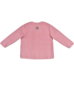BONDI Baby Mädchen Fleecejacke "Freches Madl" 86851 | Old Rose