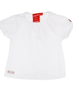 BONDI Baby Mädchen Halbarm Unterziehshirt 86847 | Weiß
