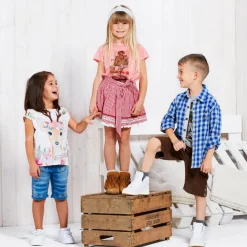 BONDI Baby Mädchen Kapuzenjacke "Wild Love" 86633 | Grey Melange