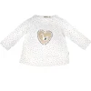 BONDI Baby Mädchen Langarmshirt "Gänschen" 93957 | dots allover