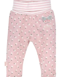 BONDI Baby Mädchen Leggings "Blumenallover" 93945 | flower allover Rosa