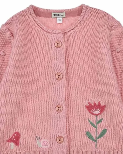 BONDI Baby Mädchen Strickjacke "Be nature" 86960 | Candy