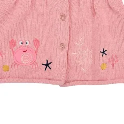 BONDI Baby Mädchen Strickjacke "Marine Life" 86693 | Candy Rosa