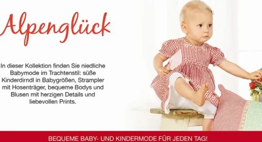 BONDI Baby Mädchen Strickmütze "Blümchen" 86562 - Rot | Kindermütze Wintermütze Gefüttert