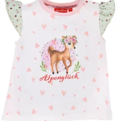 BONDI Baby Mädchen T-Shirt "Bambi" 86751 | Weiß Rosa
