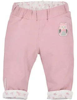 BONDI Baby Mädchen Wendehose Laufhose "Eule" 93734 | Rosewood Rosa