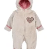 BONDI Baby Trachten Fleece Overall "I mog di" 86936 | Beige