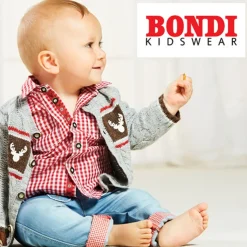 BONDI Jungen Kunstleder Shorts Hose "Lausbub" 91586 | Braun