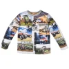 BONDI Jungen Langarmshirt "Hero of the Street" 33165 | Grey Melange
