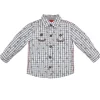 BONDI Jungen Trachtenhemd "Lausbub" 91576 | Grau
