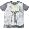 BONDI Jungen T-Shirt "Hirsch" 29904 | Anthra-melange