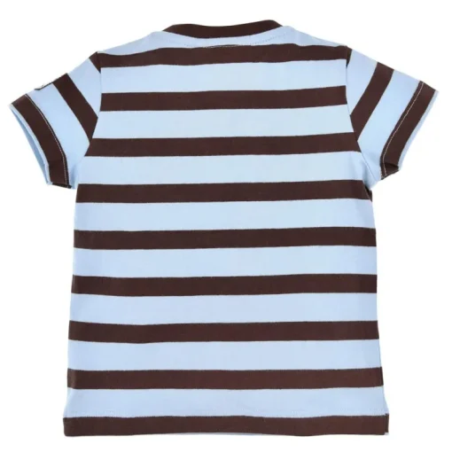 BONDI Jungen T-Shirt "Lausbub" mit Brezel 91370 | Blau Braun