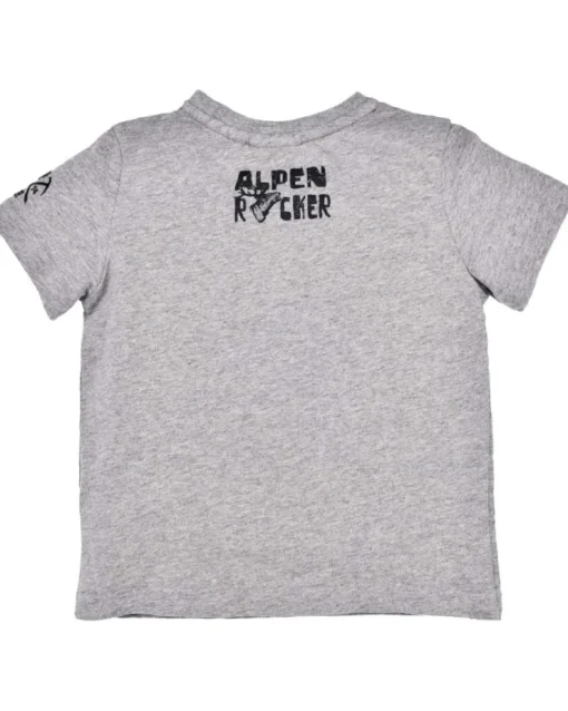 BONDI Jungen T-Shirt "Stay Wild" mit Hundemotiv 29908 | Grey Melange