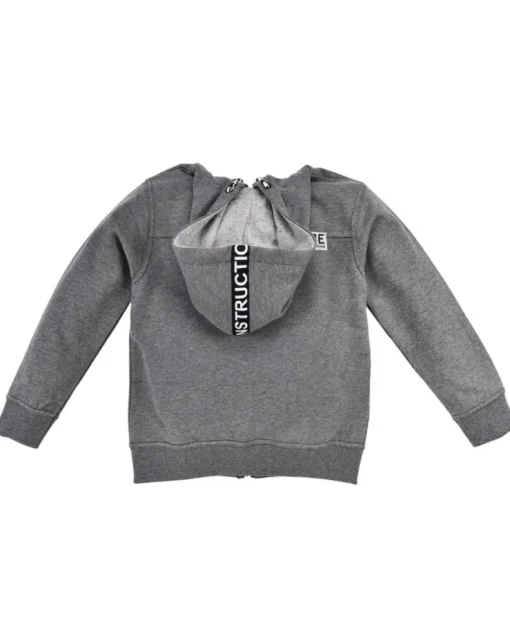 BONDI Kapuzenjacke "Traktor" für Kinder 33184 | Hoodie Anthrazit