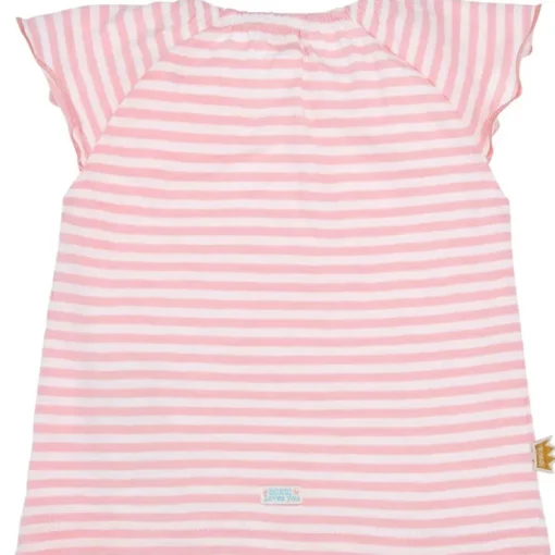 BONDI Kinder T-Shirt "Froschkönig" 86570 - Rosa / Weiß | Mädchen Kurzarmshirt