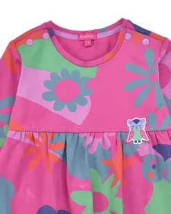 BONDI Mädchen Kleid "Blumenallover" 86969 | Pink
