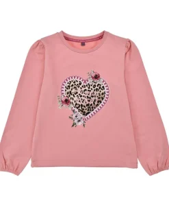 BONDI Mädchen Langarmshirt "Alpenmadl" 26100 | Rose