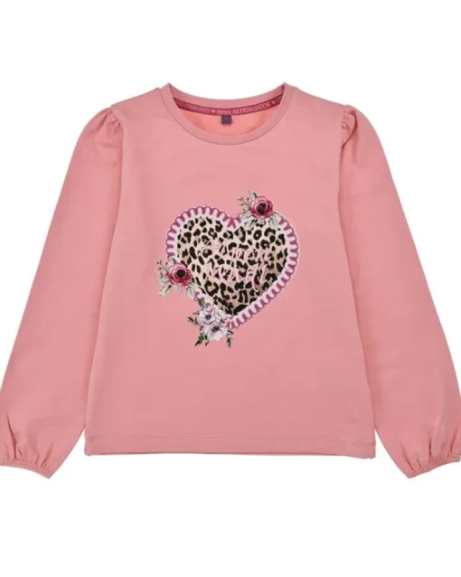 BONDI Mädchen Langarmshirt "Alpenmadl" 26100 | Rose