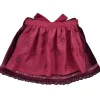 BONDI Mädchen Samtrock mit Schürze 26103 | Blueberry