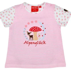 BONDI Mädchen T-Shirt "Alpenglück" mit Reh und Pilz 86615 | Rosa