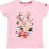 BONDI Mädchen T-Shirt "Alpenglück" mit Hirschprint 26090 | Rosa