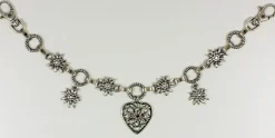 Charivari Kette mit Herz - Pflaume