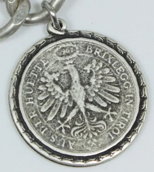 Charivari Kette mit Münzen, Fuchs und Steinbock