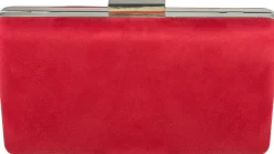 Clutch mit Hirschstickerei - Abendtasche für Damen - Rot