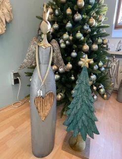 Dekofigur Tannenbaum Weihnachtsbaum aus Metall 76 cm | 22507 - Adventsdekoration