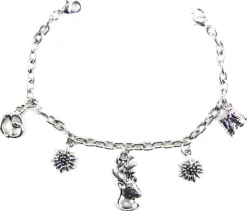 Dirndl Charivari Kette mit Hirschkopf