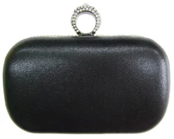 Elegante Damen Clutch Abendtasche "Mosaik" - Schwarz