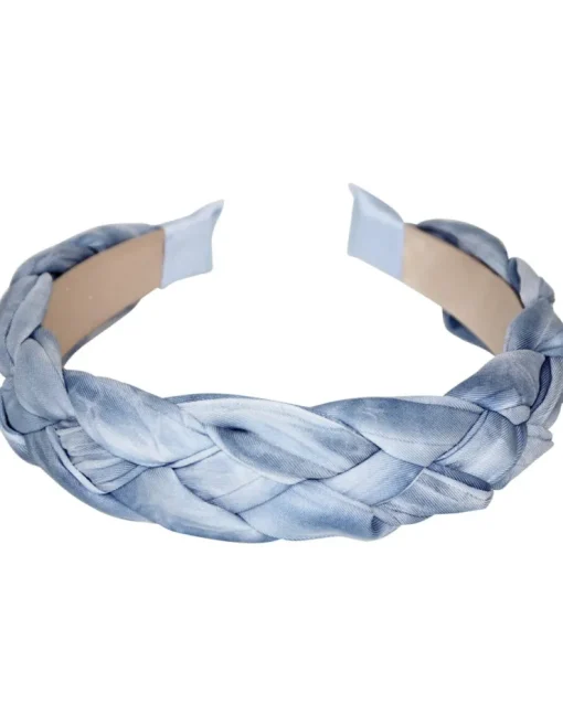Flecht Haarreif "Jette" | Taubenblau