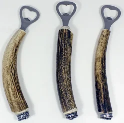 Funk Hirschhorn Flaschenöffner mit Zierkappe | Sternzeichen Steinbock