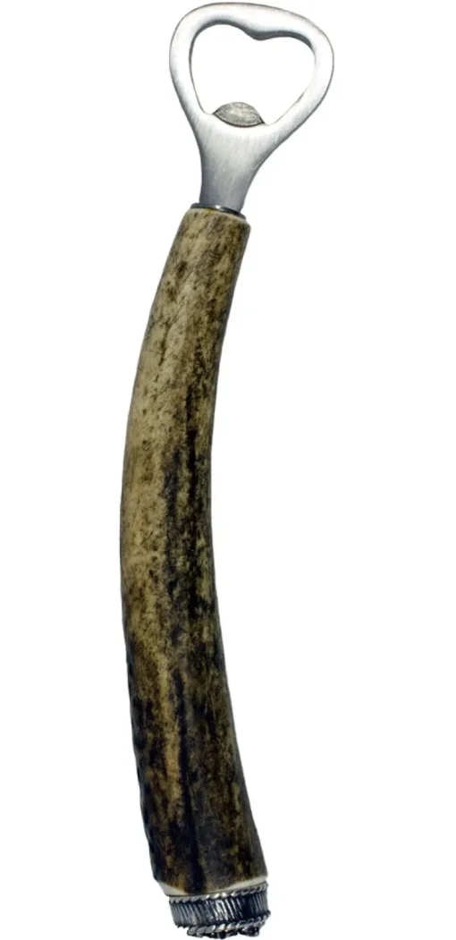 Funk Hirschhorn Flaschenöffner mit Zierkappe - Sternzeichen Jungfrau