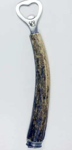 Funk Hirschhorn Flaschenöffner mit Zierkappe - Sternzeichen Jungfrau