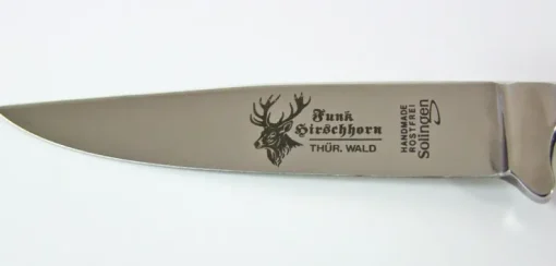 Funk Hirschhorn Trachtenmesser mit Zierkappe - Bayernwappen