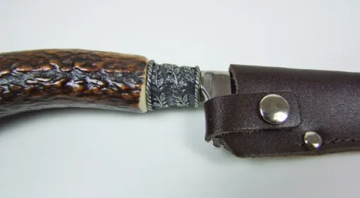 Funk Hirschhorn Trachtenmesser mit Zierkappe - Rothirsch