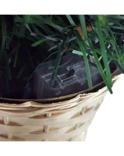 Geschmückter Weihnachtsbaum mit 20er LED Lichterkette - 50cm | 20259 - Rot