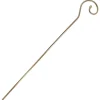 Goldener Sankt Nikolausstab Bischofstab - Metall 200 cm | Hirtenstab Weihnachten